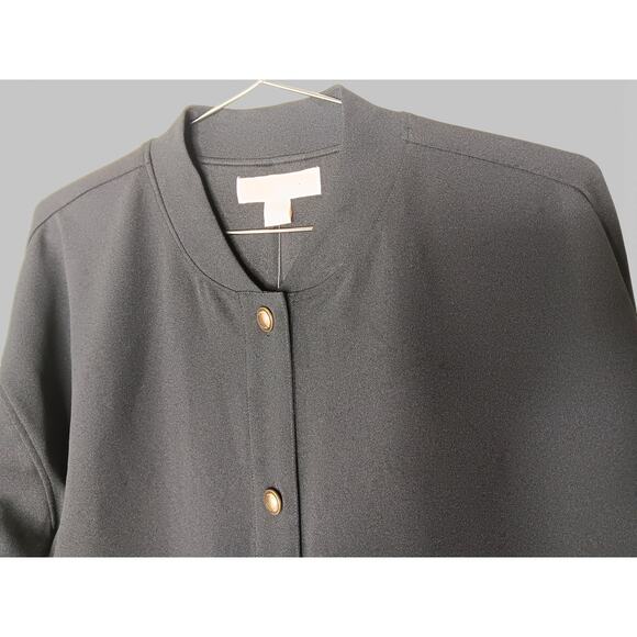 New with tags Michael Michael Kors Button Jacket Black Gold Buttons Large - Picture 6 of 15